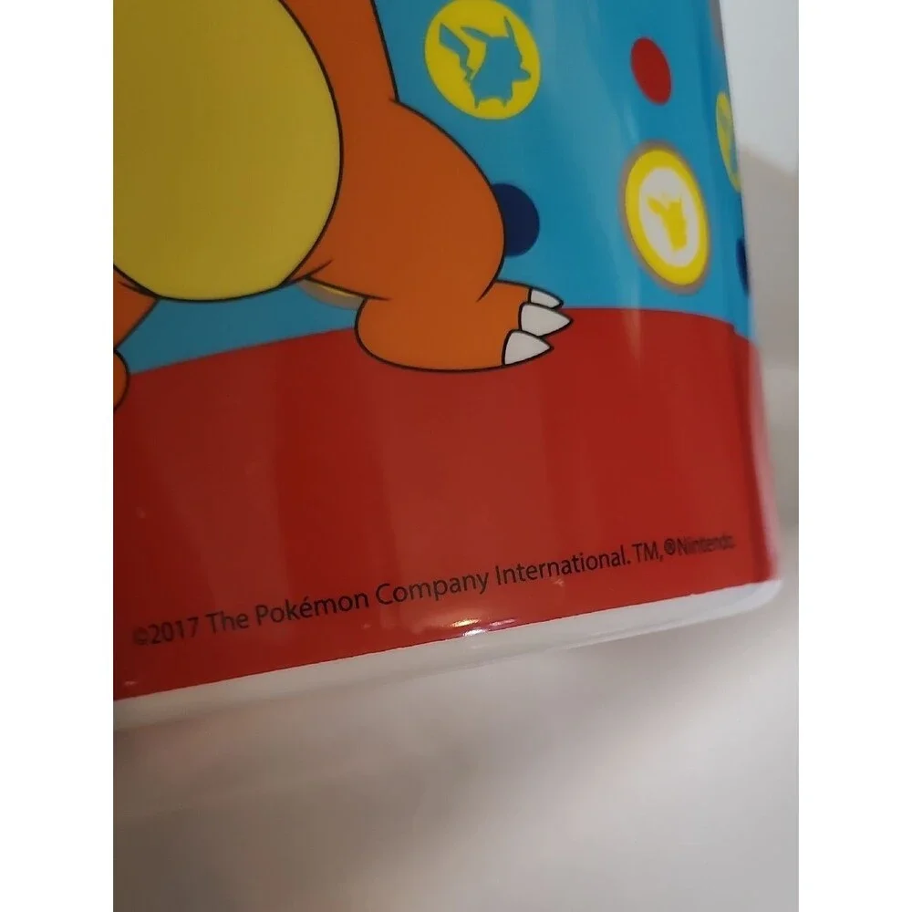 Pokemon Garbage Trash Pail Can Bin Pikachu Charmander Squirtle 2017 Nintendo